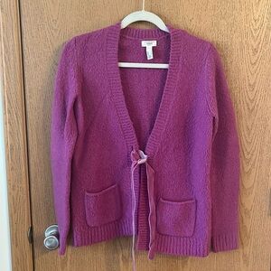 Lands End Sweater Cardigan—Size Small